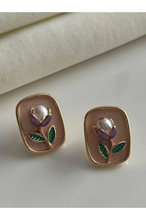 گوشواره جواهر رنگی مروارید Nilsu Jewellery Accessory - کد 927948306