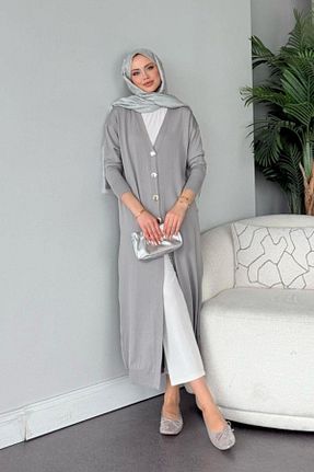 رویه حجاب طوسی رگولار Şulemoda Giyim - کد 927948293