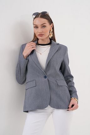 کت بلیزر متالیک زنانه بافتنی nisya - کد 927949786