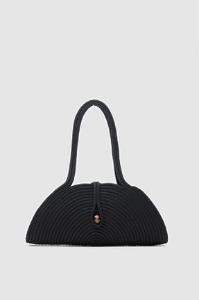 کیف ساحلی مشکی زنانه حصیر Shule Bags - کد 927957766