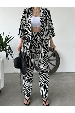 کیمونو و کافتان مشکی زنانه لیکرا MOONBULL - کد 927342478