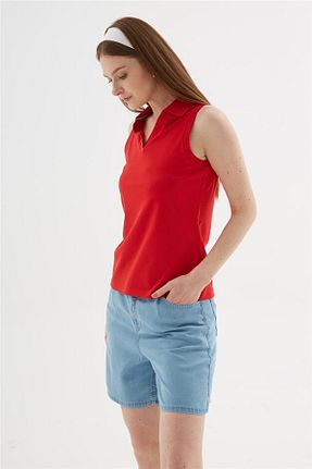 تیشرت قرمز زنانه رگولار Fashion Friends - کد 927957961