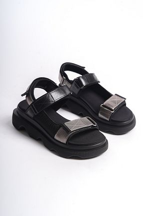 صندل مشکی زنانه پاشنه ضخیم Solo Bag - کد 927970804