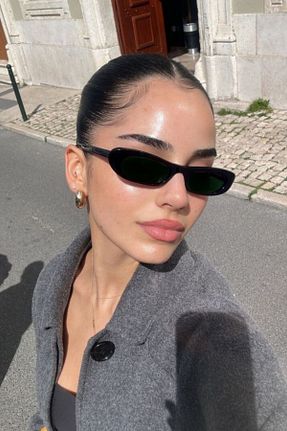 عینک آفتابی خاکی زنانه 50 Eyesofia - کد 903212575