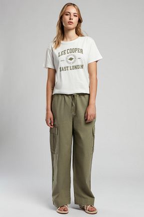 تیشرت سفید زنانه رگولار Lee Cooper - کد 927967687