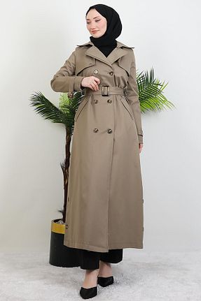 ترنچکت حجاب متالیک پنبه ای giz astore - کد 927967236