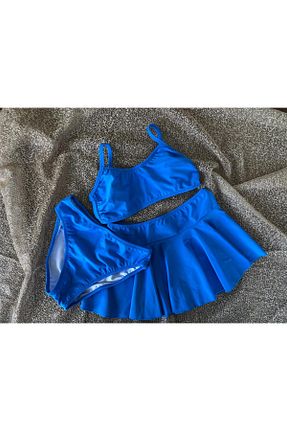 ست بیکینی آبی بچه گانه مخلوط پلی استر Meba - کد 927976195