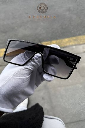 عینک آفتابی مشکی زنانه UV400 Eyesofia - کد 816177725