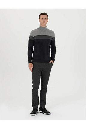 شلوار طوسی مردانه پارچه Pierre Cardin - کد 806299773