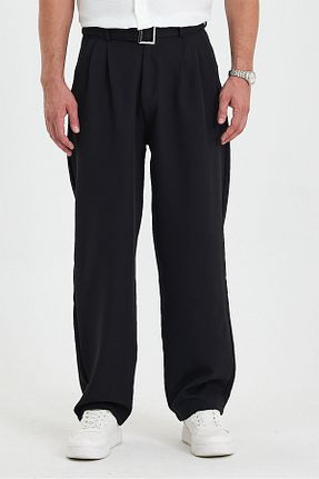 شلوار مشکی مردانه پارچه Gray Clothing - کد 859470202