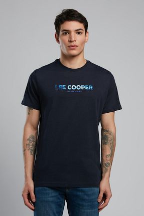 تیشرت سرمه ای مردانه رگولار Lee Cooper - کد 928026490