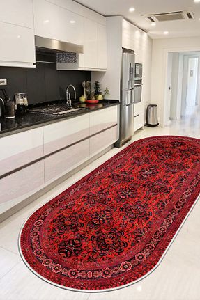 فرش قرمز قابل شستشو West Home - کد 928027778