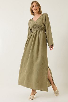 لباس خاکی زنانه بافتنی Bianco Lucci - کد 928031536