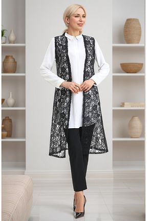 جلیقه حجاب مشکی زنانه رگولار RESPİRO - کد 928032192