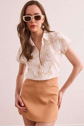 پیراهن بژ زنانه رگولار Olalook - کد 926644734