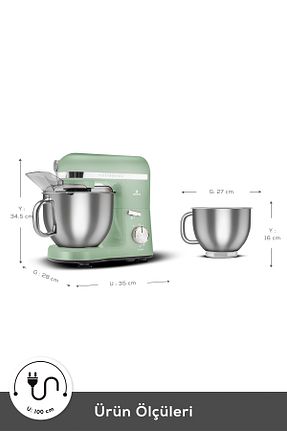 میکسر و ست میکسر سبز 1501 - 2200 Watt Karaca - کد 376469449