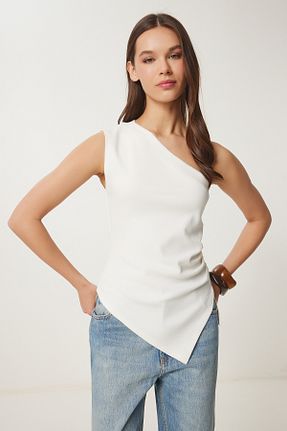بلوز نباتی زنانه Asimetrik Happiness İstanbul - کد 927767832