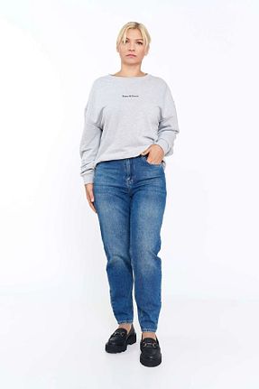 شلوار جین آبی زنانه پاچه تنگ EUROFASHION - کد 926709866