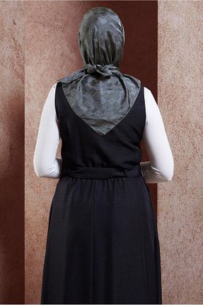 روسری طوسی پلی استر Alvina - کد 857610753