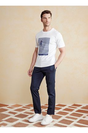 شلوار سرمه ای مردانه پاچه ساده BROOKS BROTHERS - کد 926544591