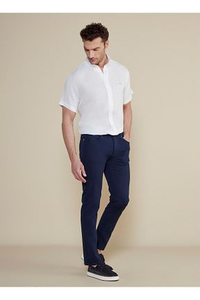 شلوار سرمه ای مردانه پاچه ساده BROOKS BROTHERS - کد 926544653
