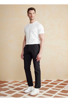 شلوار مشکی مردانه پاچه ساده BROOKS BROTHERS - کد 926544650