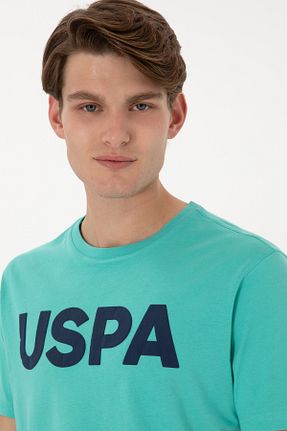 تیشرت فیروزه ای مردانه رگولار U.S. Polo Assn. - کد 926546020