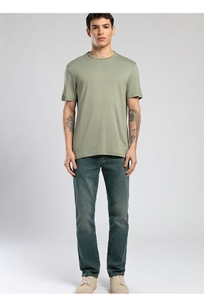 تیشرت خاکی مردانه یقه دوچرخه Lee Cooper - کد 926545175