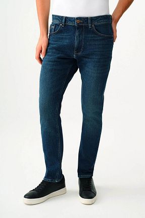 شلوار جین آبی مردانه پاچه تنگ Loft - کد 862255838