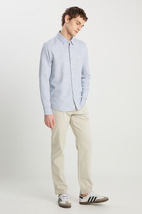 شلوار جین نباتی مردانه پاچه ساده Wrangler - کد 926561062