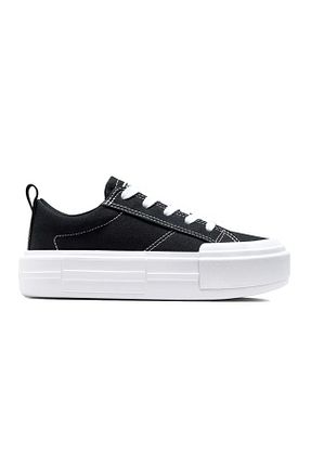 کفش اسنیکر مشکی زنانه بند دار Converse - کد 923966459