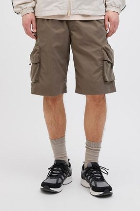 شلوارک و برمودا طوسی مردانه Relaxed Jack & Jones - کد 920155952