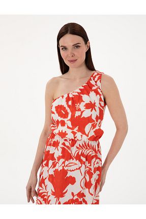 لباس قرمز زنانه بافتنی Pierre Cardin - کد 926568778