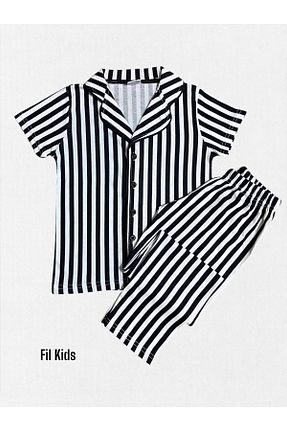 ست لباس راحتی مشکی بچه گانه %100 پنبه Fil Kids - کد 926661973