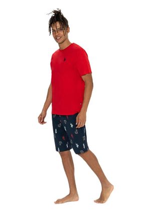 ست لباس راحتی قرمز مردانه چاپی U.S. Polo Assn. - کد 926642454