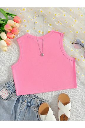 تیشرت صورتی بچه گانه اورسایز MELADYAN - کد 926700936