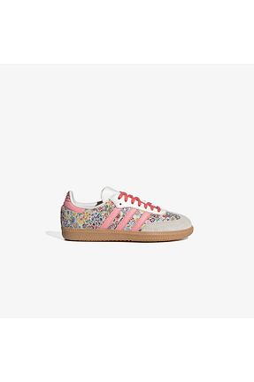 کفش اسنیکر صورتی بچه گانه بند دار adidas - کد 921855663