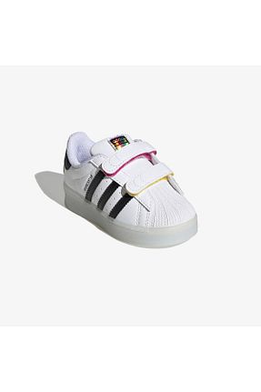 کفش اسنیکر سفید بچه گانه پارچه ای adidas - کد 923481614