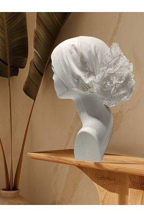 کلاه شنای حجاب بژ زنانه Armine - کد 871870514