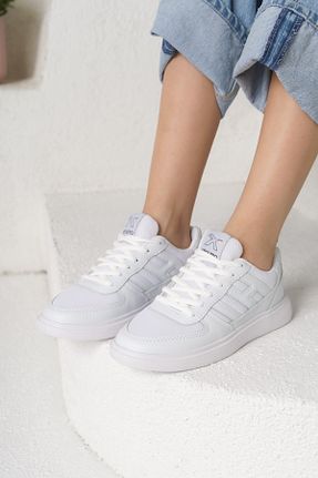 کفش اسنیکر سفید زنانه بند دار AlbiShoes - کد 926646656