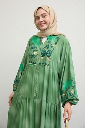 لباس حجاب سبز رگولار InStyle - کد 926697358