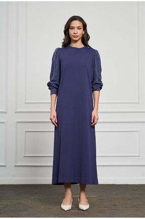 لباس بنفش زنانه بافتنی Nuss - کد 926696373