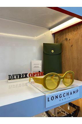 عینک آفتابی نارنجی زنانه UV400 Longchamp - کد 834262622