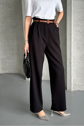 شلوار مشکی زنانه پارچه macharel jeans - کد 888855252
