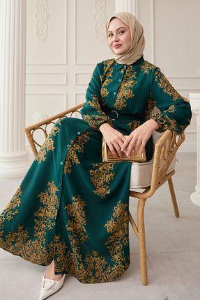 لباس حجاب سبز رگولار InStyle - کد 926685076
