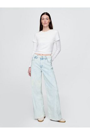 شلوار جین آبی زنانه GAP - کد 926714906