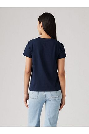 تیشرت آبی زنانه رگولار Levi