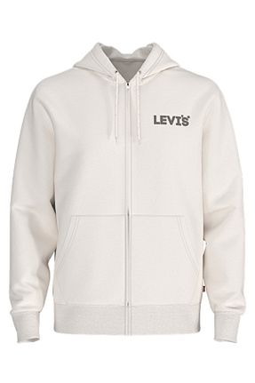سوئیشرت سفید مردانه چاپی Levi
