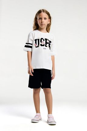 ست بالاتنه و پائین تنه رنگی بچه گانه بافت U.S. Polo Assn. - کد 926746565