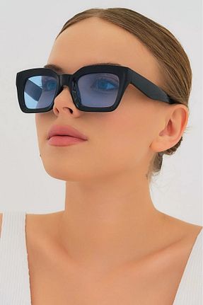 عینک آفتابی آبی زنانه UV400 Luna Jewelry - کد 926717363